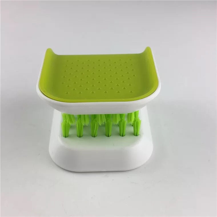 U-Shaped Cutlery Cleaning Brush – Bristle Scrubber for Kitchen