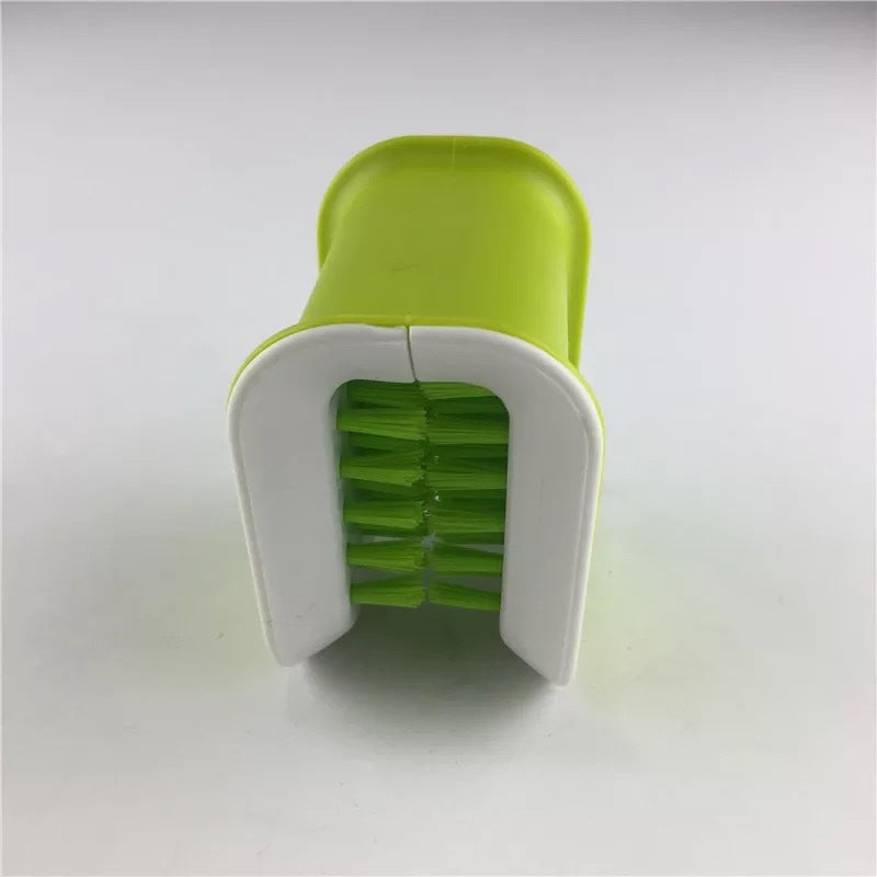 U-Shaped Cutlery Cleaning Brush – Bristle Scrubber for Kitchen