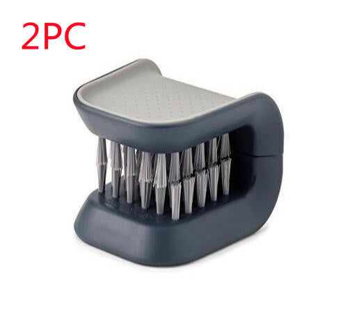 U-Shaped Cutlery Cleaning Brush – Bristle Scrubber for Kitchen