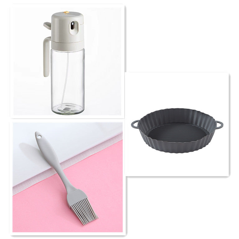 2-in-1 Oil Sprayer & Dispenser Bottle for Cooking & BBQ